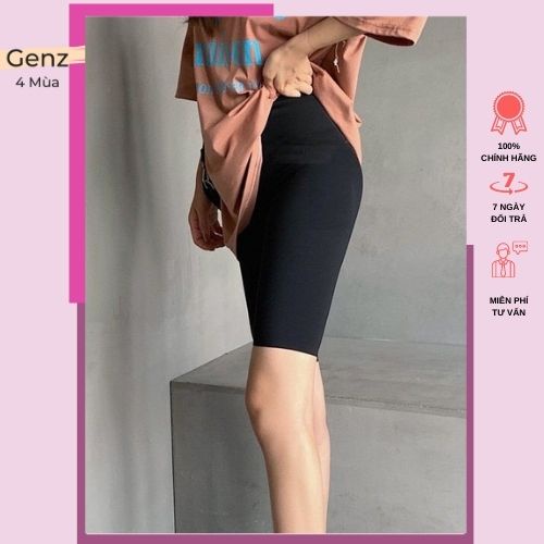 quần legging đùi 2 túi chéo(size m,L)