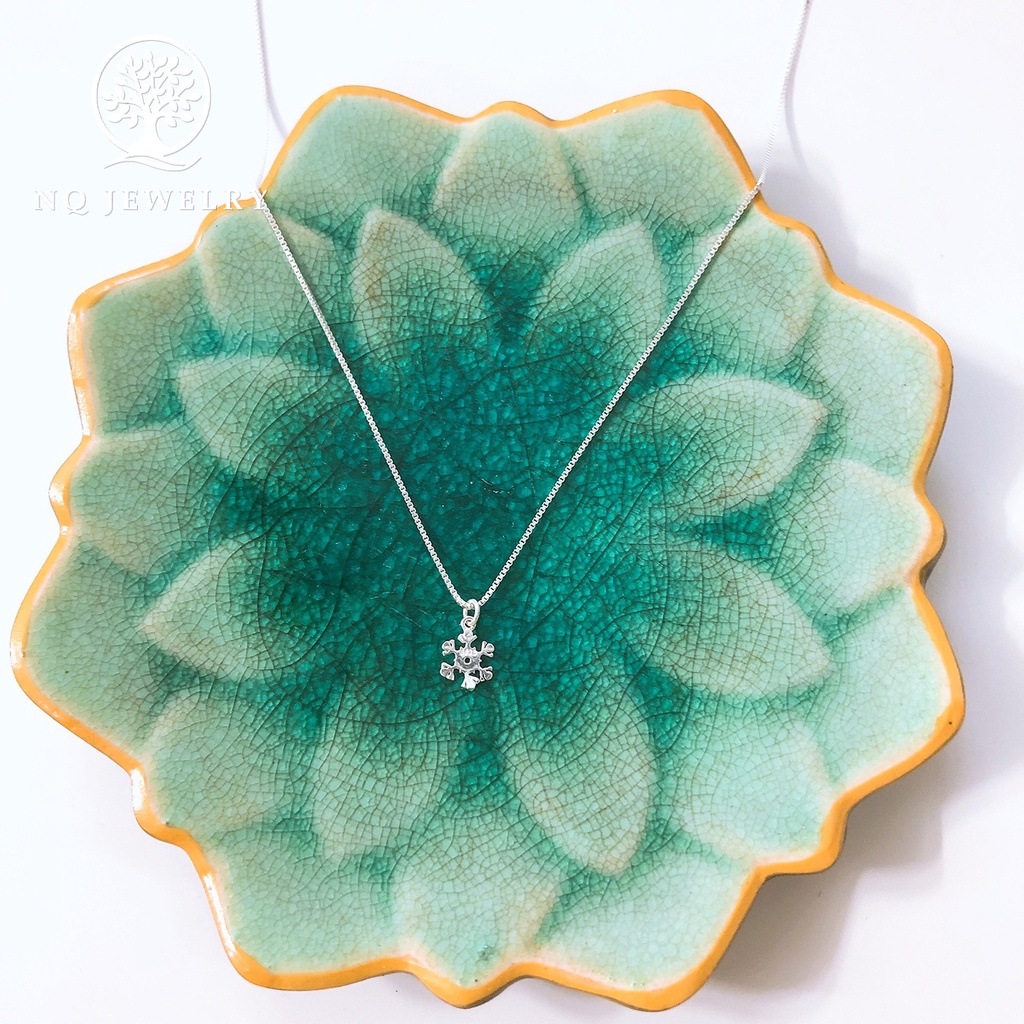 Dây chuyền bạc mặt bông tuyết - NQ Jewelry