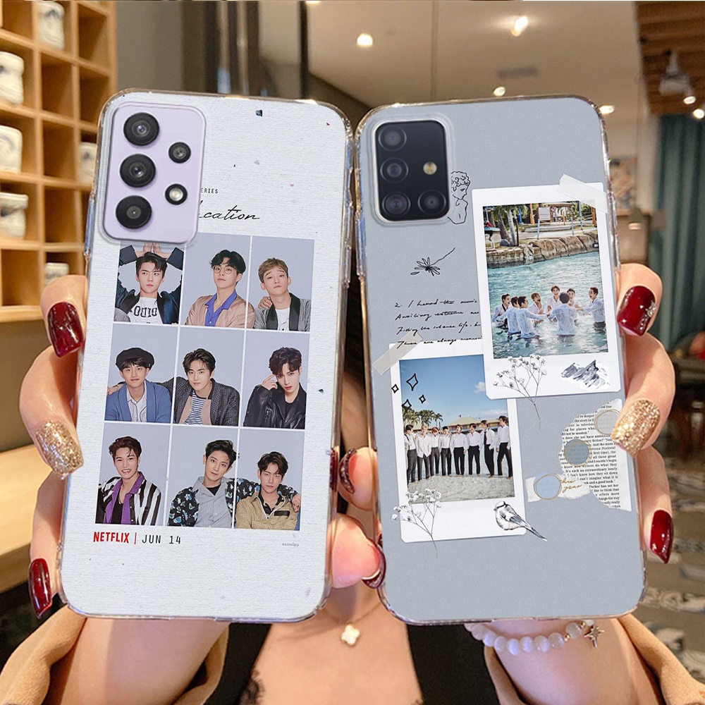 Ốp Điện Thoại TPU Dẻo Trong Suốt In Hình EXO Cho Samsung A20 A30 A20s A21s A30s A50