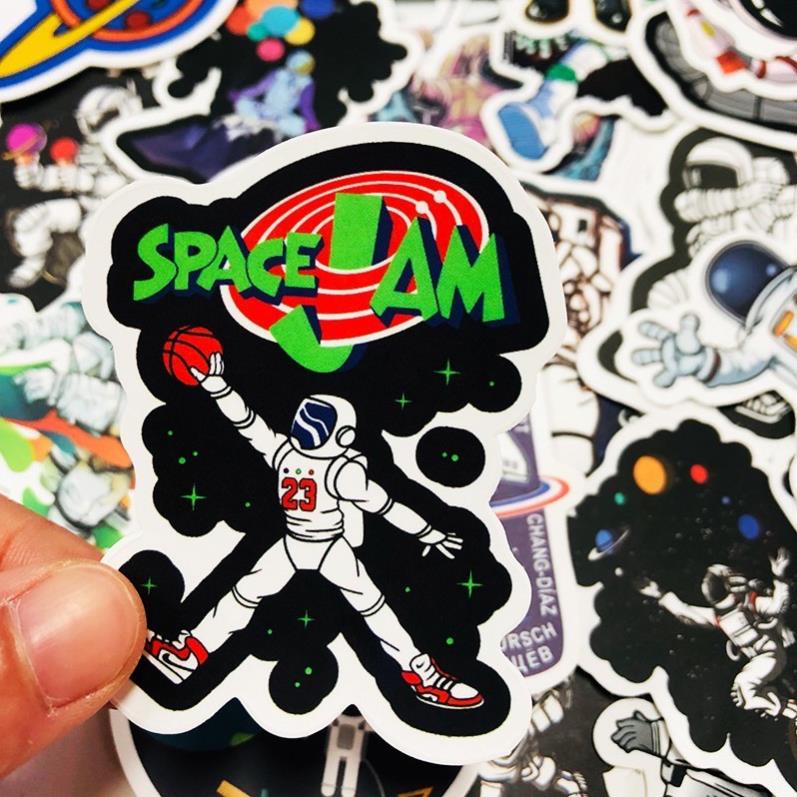 [STICKER 1K] SET 50 STICKER VŨ TRỤ SIÊU CHẤT DÁN TRANG TRÍ ĐT LAPTOP VALI TƯỜNG TỦ KỆ MŨ BẢO HIỂM XE MÁY NOTEBOOK