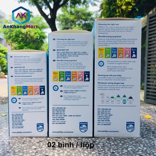 Bình sữa Philips Avent Classic 125ml (Cho bé từ 0 đến 3 tháng, Núm số 01)