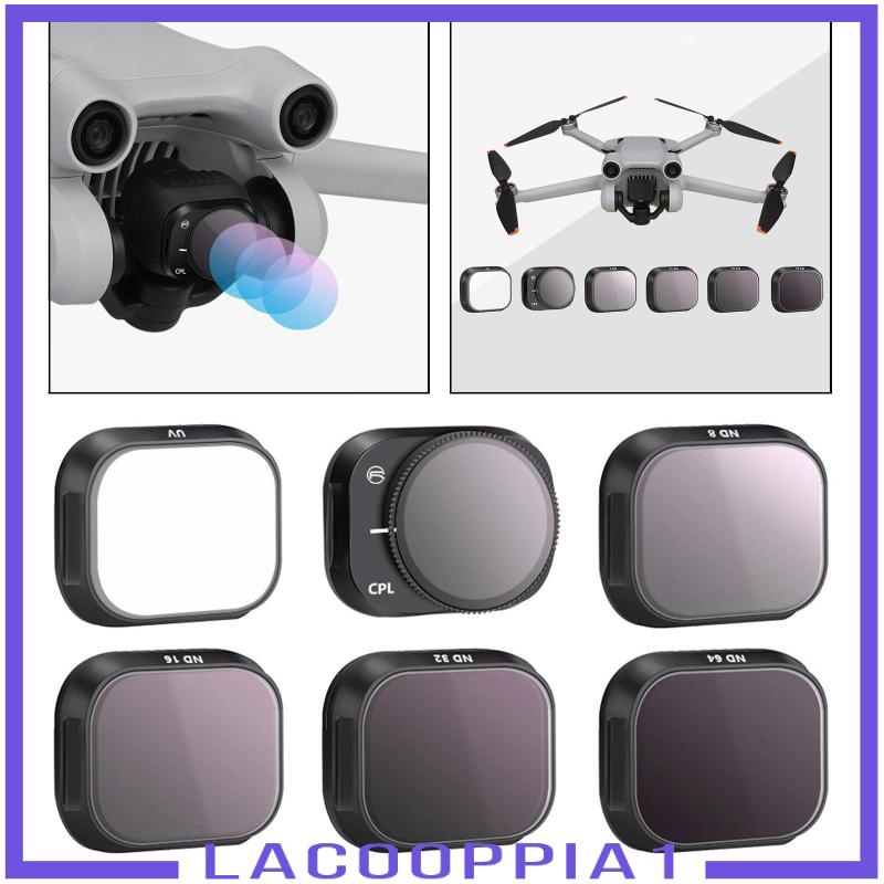 Kính Lọc Lacooppia1 64 / 8 / 16 / 32 Siêu Chống Thấm Nước Cho Camera DJI Mini 3 Pro