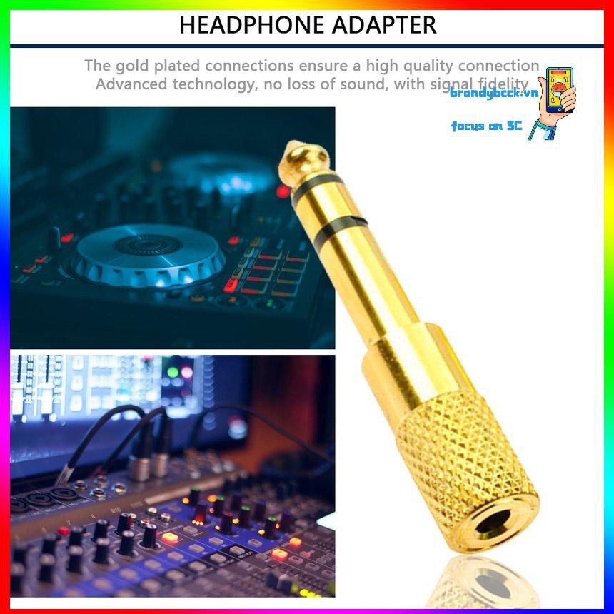 Đầu Chuyển Đổi Từ Giác Cắm 3.5mm Sang 6.35mm