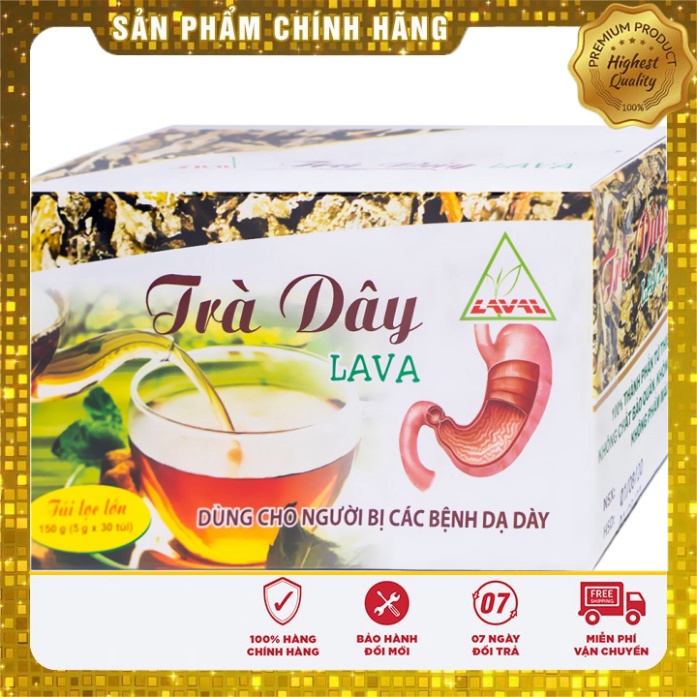 [Chính hãng] TRÀ DÂY LAVA - GIẢI PHÁP CHO VIÊM LOÉT DẠ DÀY VÀ KHUẨN HP - HỘP 30 GÓI TÚI LỌC