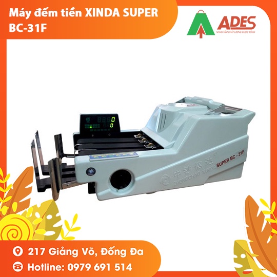 Máy đếm tiền XINDA SUPER BC-31F với thiết bị ngoại vi mới nhất năm 2020