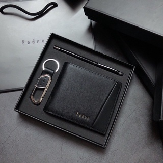 Set Ví da nam pedro kèm móc khoá bút bi siêu hot