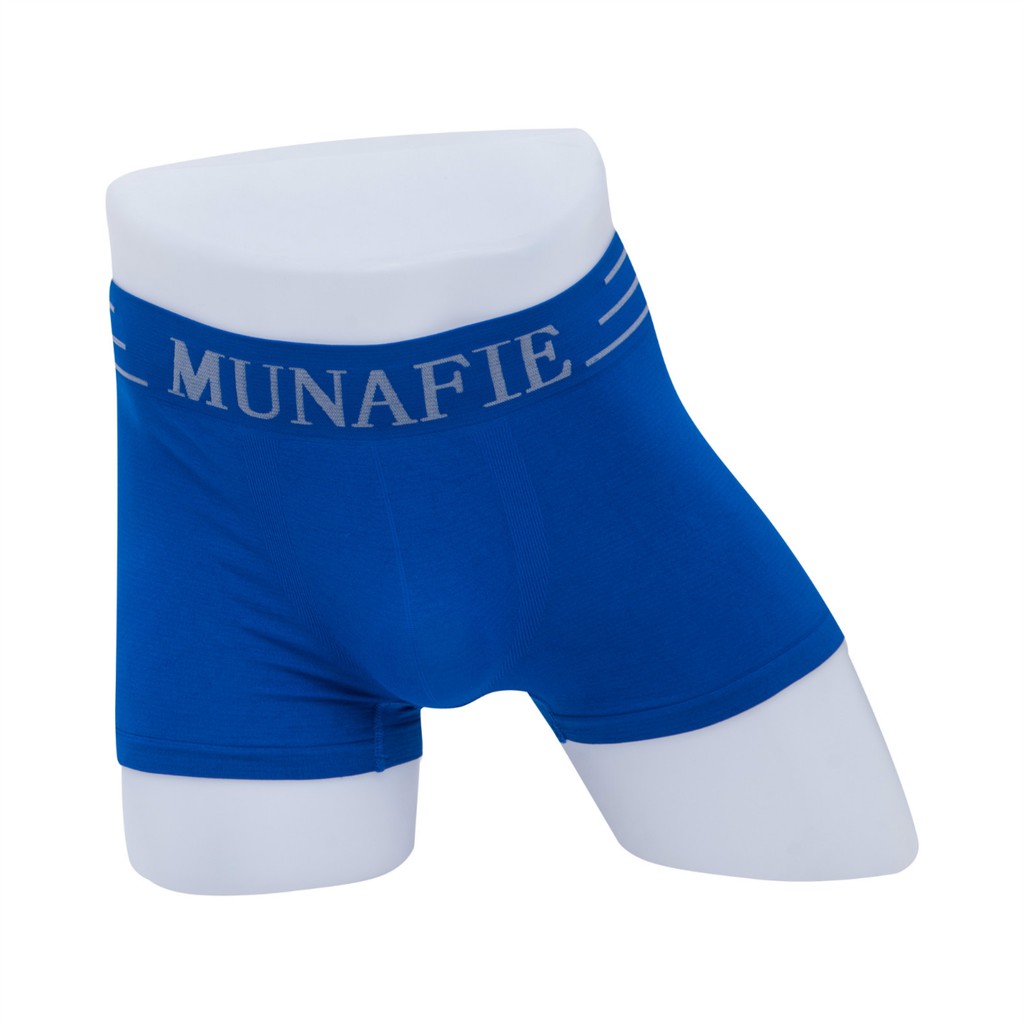 Quần Sịp Đùi Co Giãn 4 Chiều, Quần Lót Nam Boxer Munafie Free size, Mỗi Quần 1 Túi Zip Sang Trọng