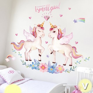 Decal dán tường Unicorn Kỳ lân