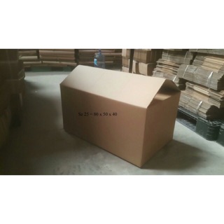 Thùng hộp carton 80x50x40 5 lớp sóng AB đóng gói hàng hóa, chuyển nhà size lớn