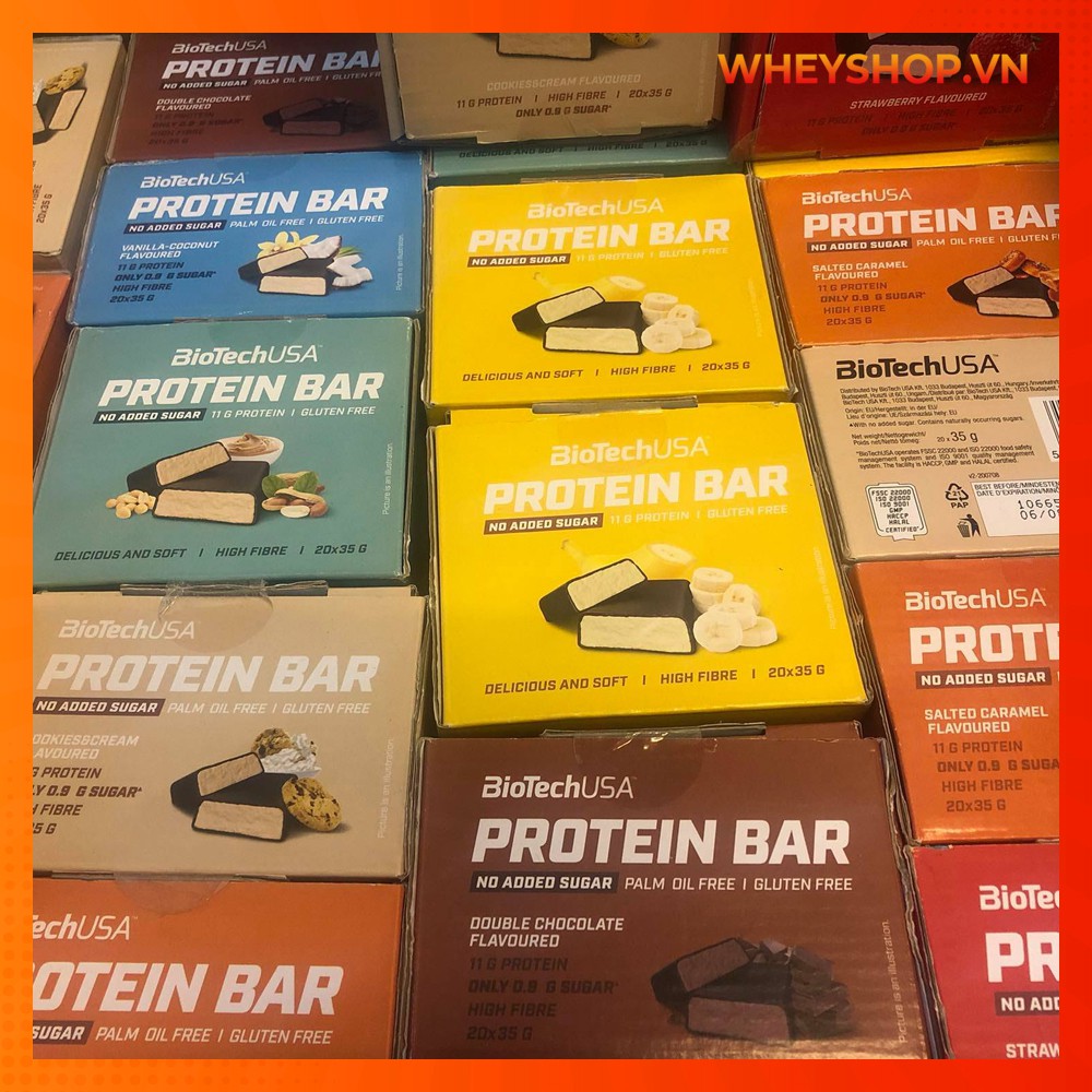 Bánh Ăn Liền Protein Bar Thay Bữa Phụ BIOTECH PROTEIN BAR - Một Thanh