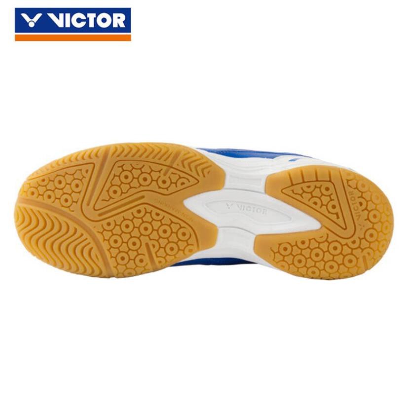 Giày cầu lông nam, giày cầu lông nữ Victor SH-170FA mẫu mới hàng chính hãng màu xanh phối trắng đủ size Xịn :