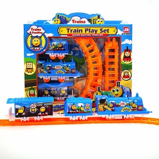 Đồ chơi đường ray xe lửa Train Play set tự lắp ráp