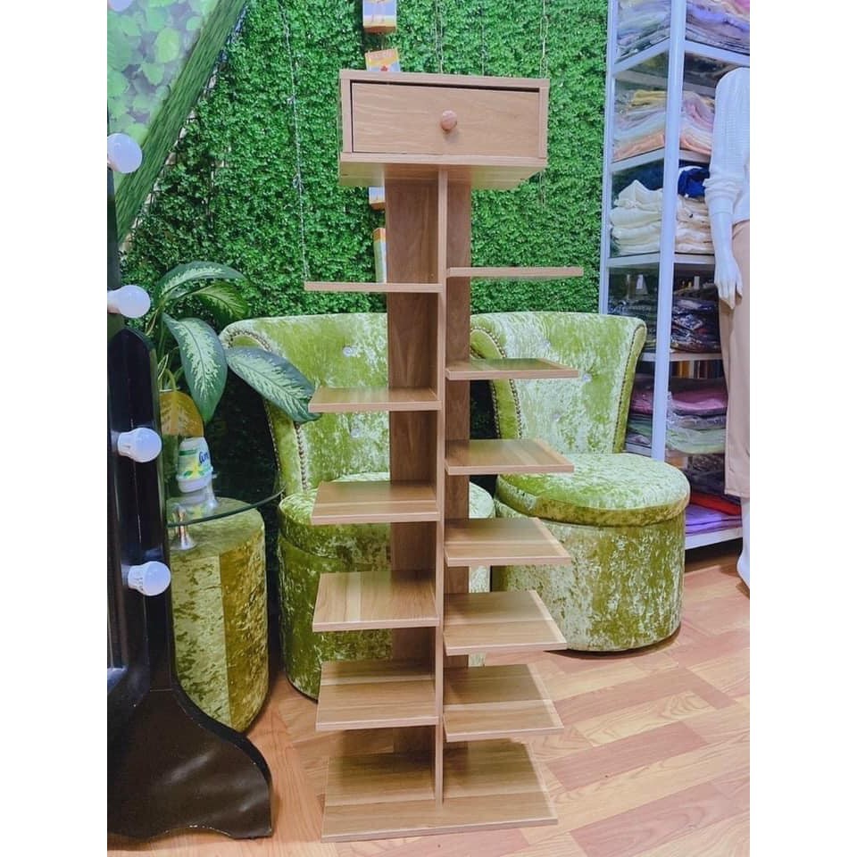 [MIỄN PHÍ SHIP]Kệ Giày Gỗ 7 Tầng Có Ngăn Kéo, Kệ Để Đồ Đa Năng-Tiện Lợi | BigBuy360 - bigbuy360.vn