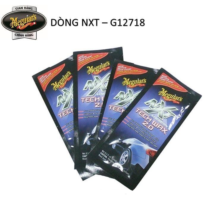 [Mã LTP50 giảm 50000 đơn 150000] [Mẫu dùng thử] Meguiar's Wax bóng sơn xe dòng NXT - NXT Tech Wax - G127001T, 14 ml