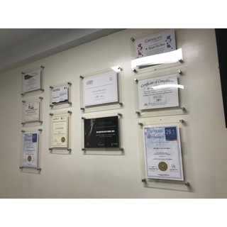 Khung tranh, ảnh treo tường kích thước A4 mica trong