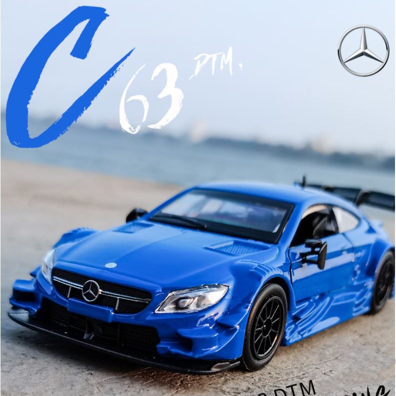 Siêu xe ô tô mô hình kim loại Mercedes-Benz C63 DTM tỷ lệ 1:32