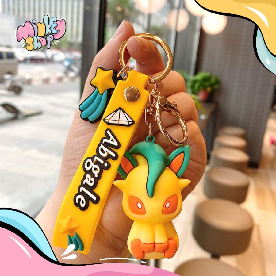 Móc Khoá Pokemon Abigale Pikachu Đáng Yêu NHiều Mẫu Phụ Kiện Túi Xách, Balo, Cặp Xách Dễ Thương 02MKP -MINK
