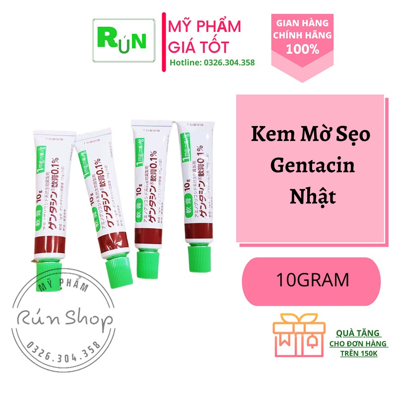 [HÀNG CHUẨN] Kem mờ sẹo Nhật Gentacin 10g_Loại bỏ sẹo xấu_Thêm phần tự tin | BigBuy360 - bigbuy360.vn