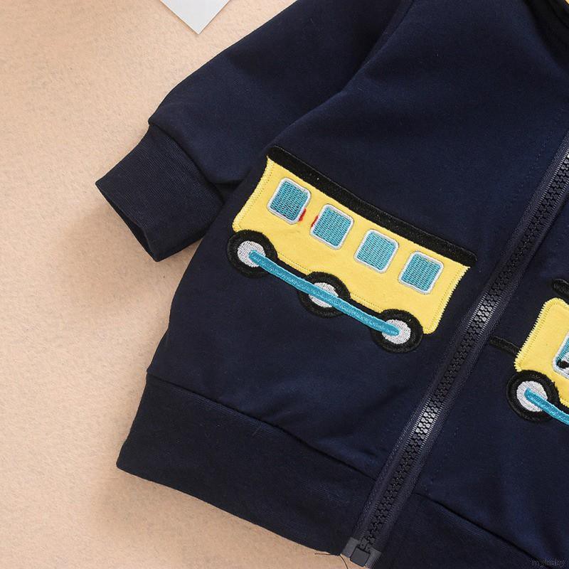 Áo Khoác Hoodie In Hoạt Hình Cho Bé Trai