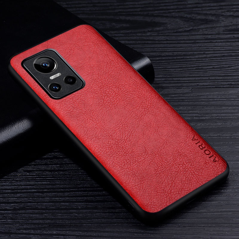 Ốp Điện Thoại TPU & PC Cứng Da PU 2 Trong 1 Cho oppo realme gt neo3
