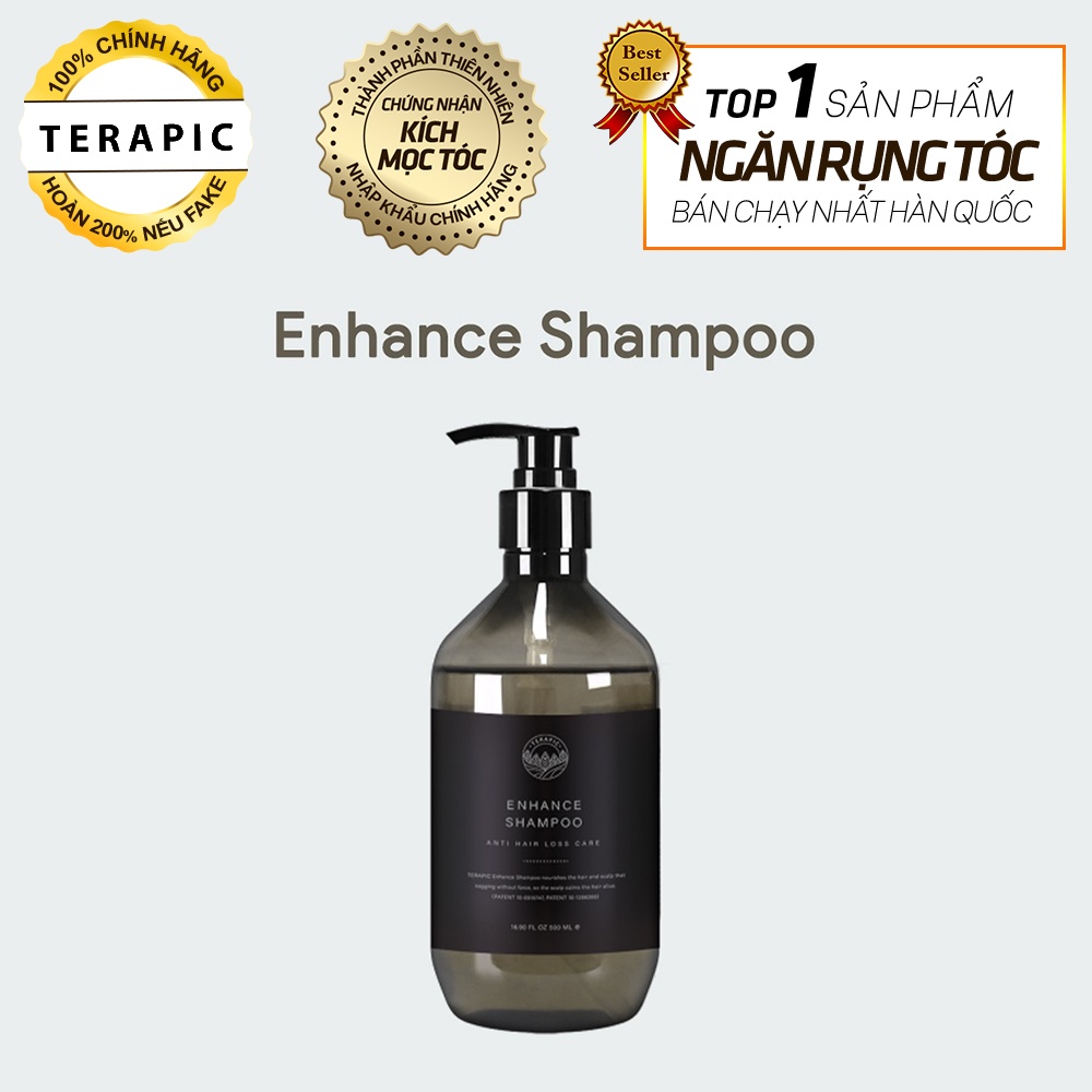 Dầu Gội Phục Hồi Giảm Rụng Tóc TERAPIC Enhance Shampoo