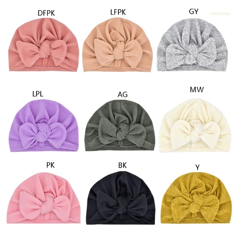 Mũ turban vải cotton mềm thắt nút kiểu Ấn Độ thời trang dành cho bé