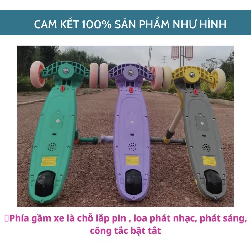 Xe Trượt Scooter Mẫu Mới 2022 801-802-808 Chính Hãng Cao Cấp Cho Bé 2-10 tuổi