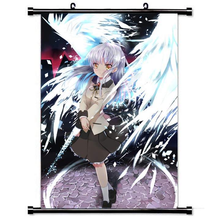 Poster vải anime Angle beats 40x60 tranh vải cuộn treo tường