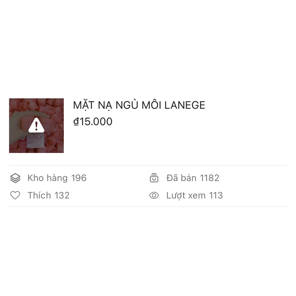 Mặt Nạ Ngủ Môi Lanege