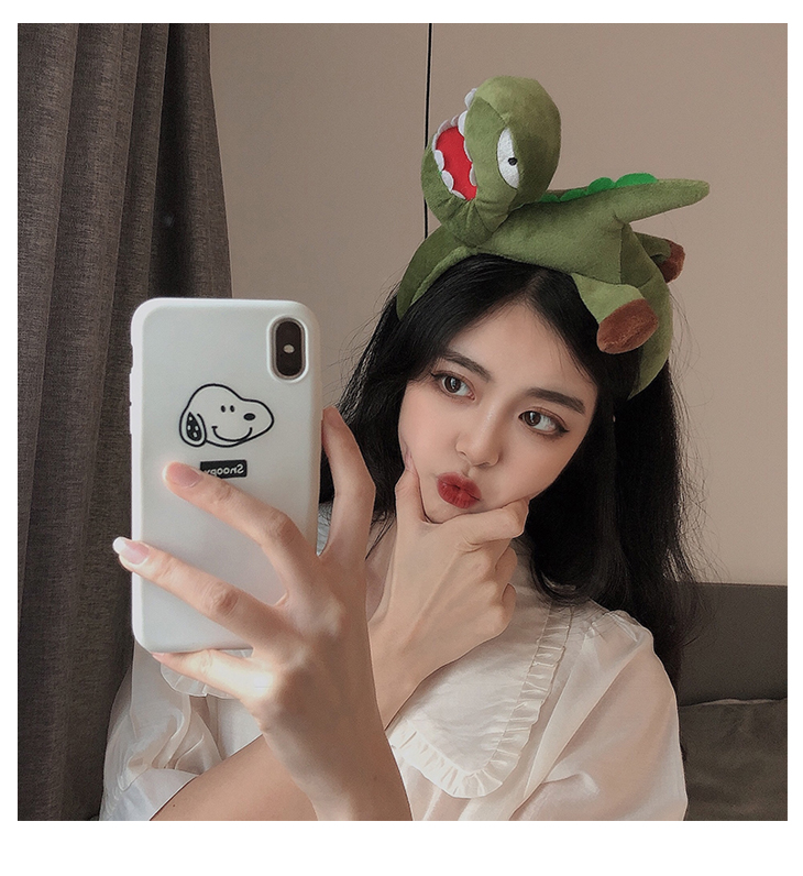 Băng Đô Cà Rốt / Khủng Long / Cá Mập Hoạt Hình Ba Chiều Rửa Mặt Cho Nữ