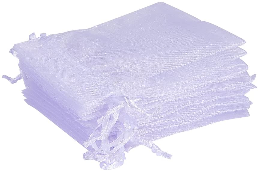Set 100 Túi Dây Rút 9x12cm Đựng Kẹo/Trang Sức/Quà Tặng Cho Tiệc Cưới