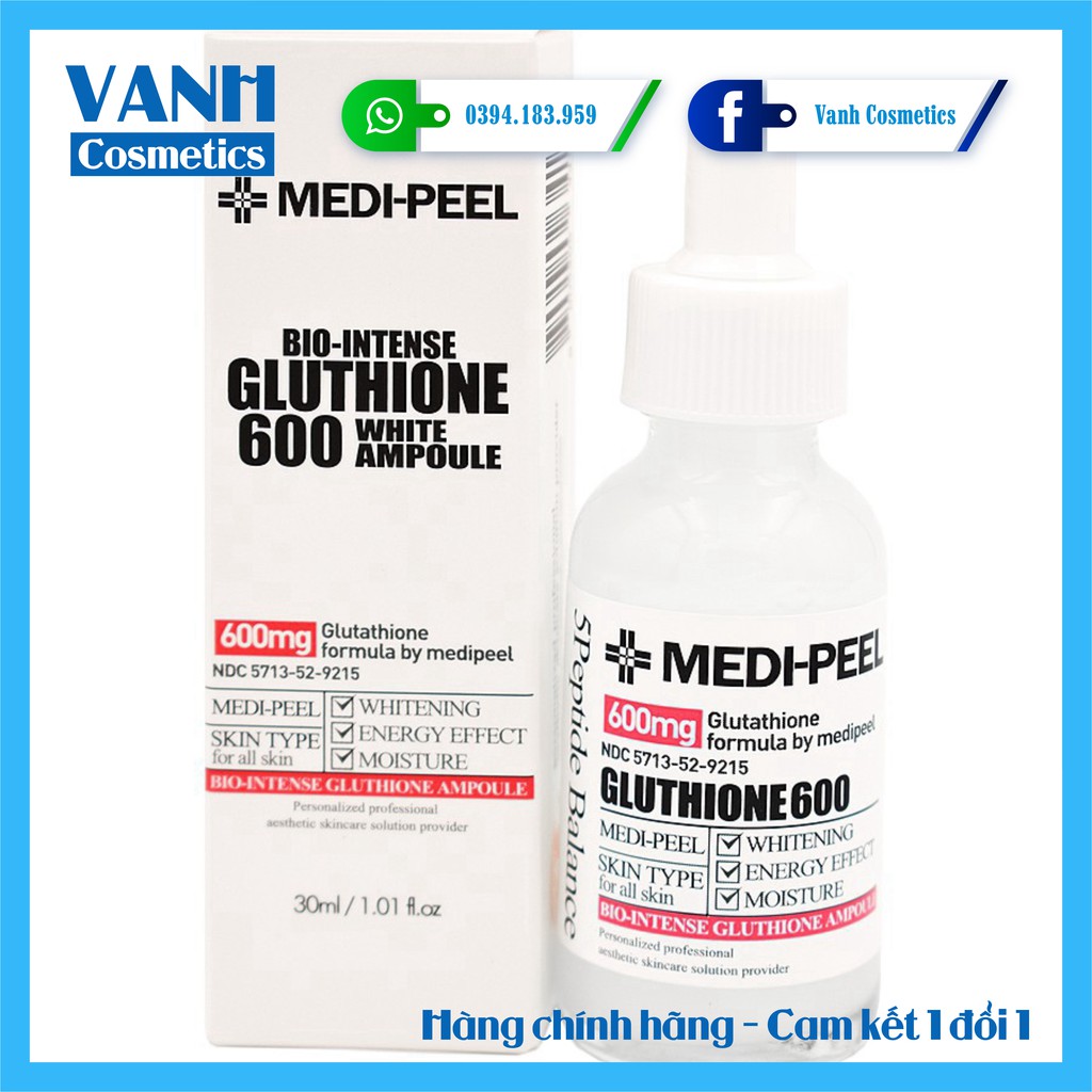 Tinh Chất Medipeel Gluthione 600 WHITE AMPOULE