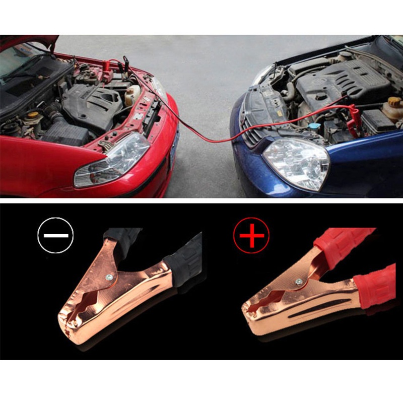 Dây Cáp Kẹp Cá Sấu Tăng Cường Ắc Quy Cho Xe Hơi Dài 3m 500a