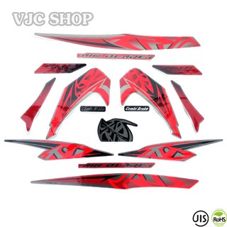 Bộ tem xe Airblade 2011 Thai màu đỏ