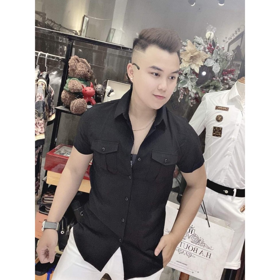 (FREESHIP 50K) (SIÊU PHẨM) Áo Sơ Mi Đũi Nam Ngắn Tay Chất Liệu Cao Cấp ELNIDO flasksale | BigBuy360 - bigbuy360.vn