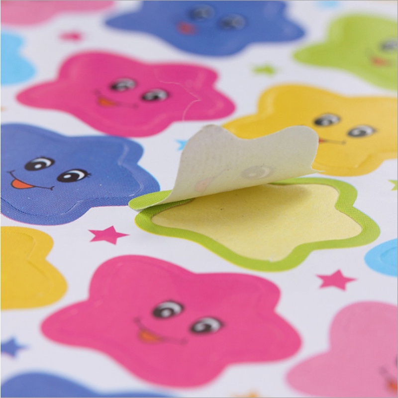 Sticker dán cute EMOJI ngộ nghĩnh dễ thương, thăng hoa cảm xúc - Sticker ngôi sao cười dễ thương chống nước