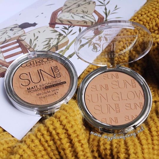 [Chính hãng] Phấn tạo khối, tạo hightlight Catrice Sun Glow Matt Bronzing Powder 9.5g