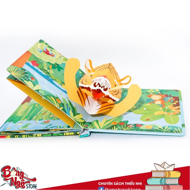 Sách Pop Up Jungle Usborne khu rừng 3D cho bé | WebRaoVat - webraovat.net.vn