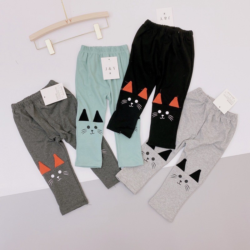 SET 4 QUẦN LEGGING CHO BÉ GÁI HÀNG CHUẨN XỊN