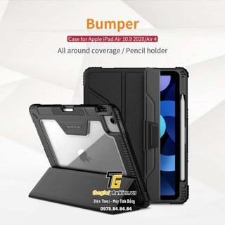 Bao da iPad Air 4 10.9″ 2020 Nillkin Bumper Leather Case chống sốc