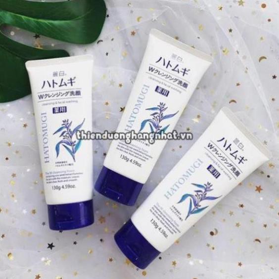 [ HÀNG AUTH] Sữa Rửa Mặt Dưỡng ẩm Trắng Da Hatomugi Reikaku Nội Địa Nhật | Sữa Rửa Mặt Hạt Ý Dĩ Nhật Bản - 130g | BigBuy360 - bigbuy360.vn