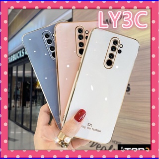 Ốp điện thoại silicone mềm mạ điện ly3c cho redmi 9 note / 8 pro / note 8 / note 9s / note 9 pro / note 10 pro