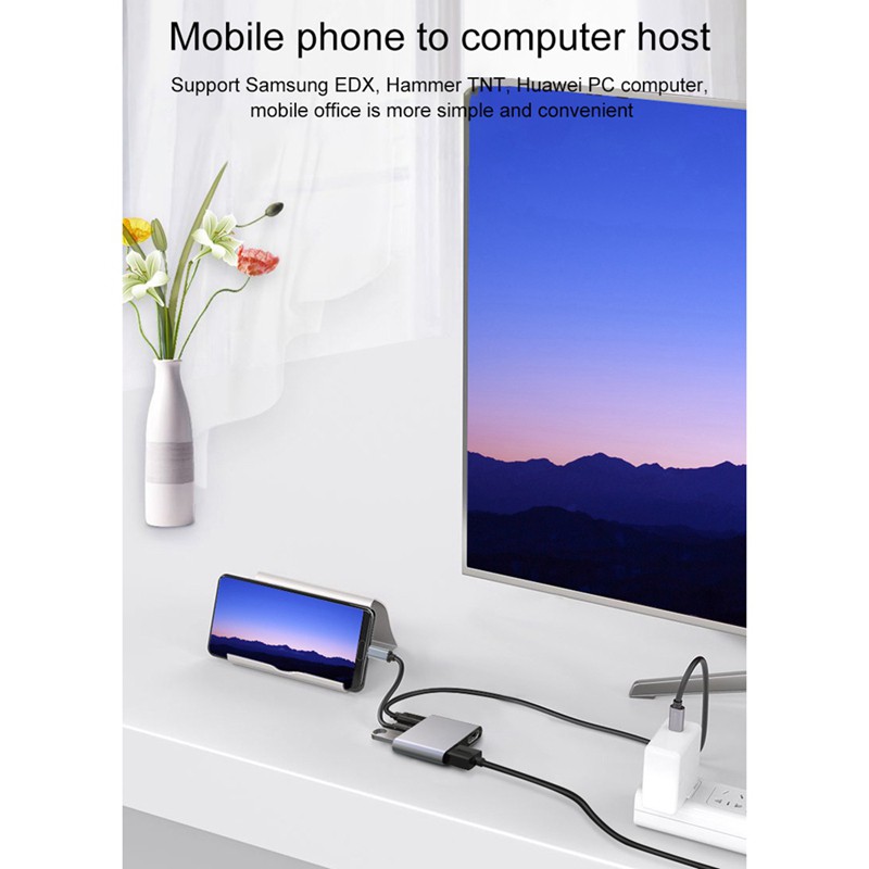 Bộ Chuyển Đổi Hdmi-Compatible 4k Usb 3.0 Pd 87w Cho Macbook Surface Samsung | BigBuy360 - bigbuy360.vn