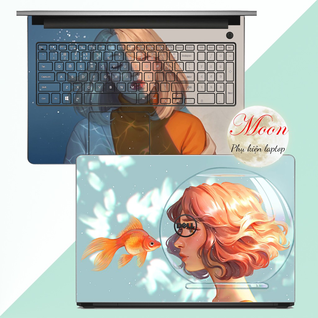 [GIRL 4] In Theo Yêu Cầu Skin Laptop- Miếng Dán Bảo Vệ laptopFull Các Dòng Như: Dell, Hp, Acer, Asus, Macbook,...