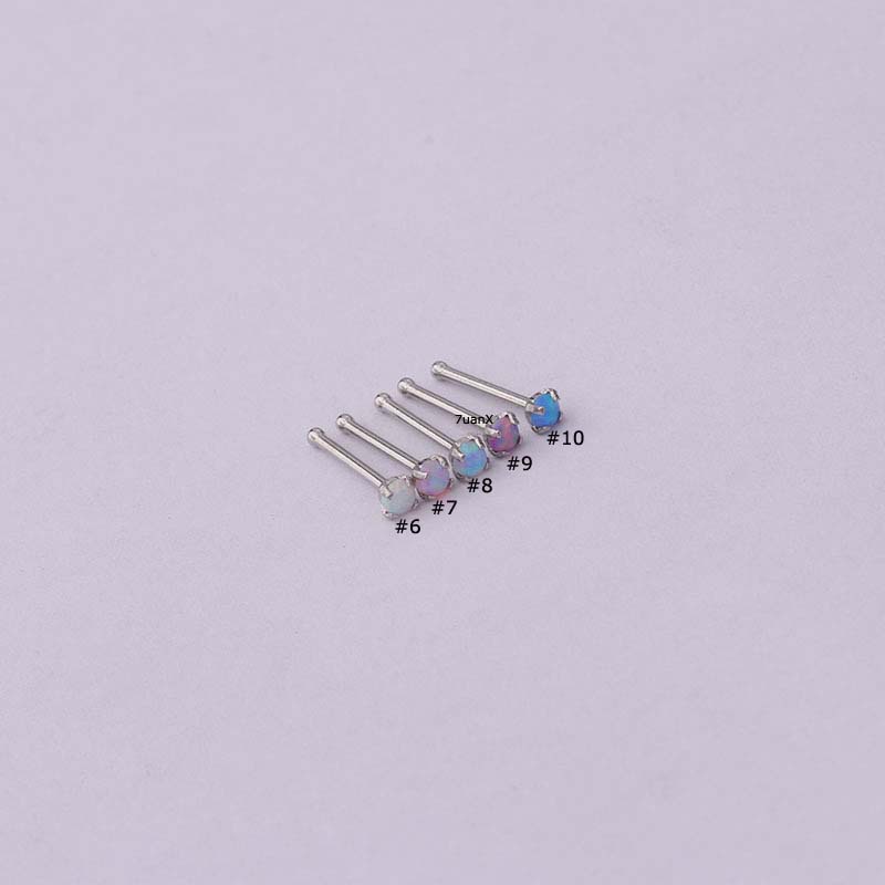Khuyên xỏ mũi cơ thể thép không gỉ 20G cá tính