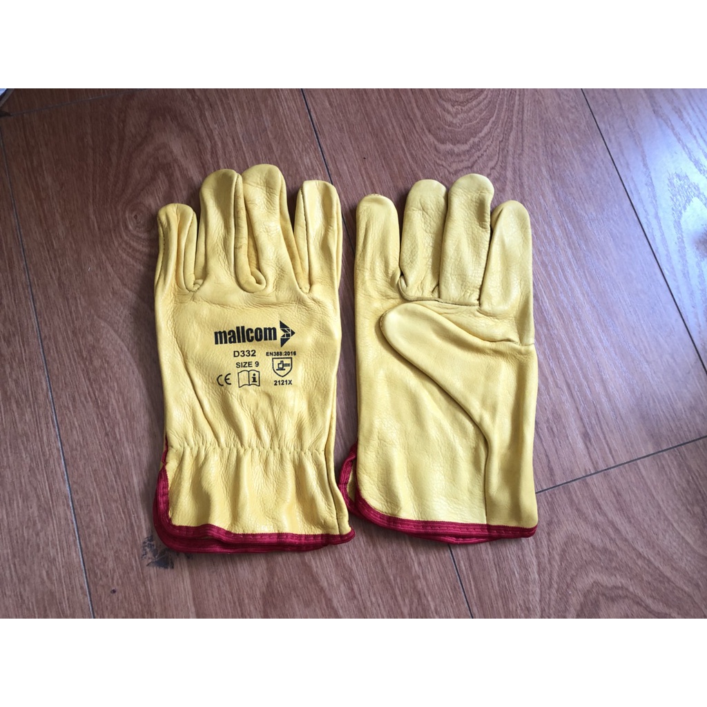 Găng tay da hàn tig D332-100% da bò