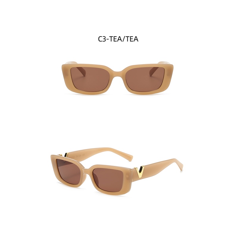 Kính Mát Gọng Vuông Nhỏ Phong Cách Âu Mỹ Cổ Điển Mới 2022