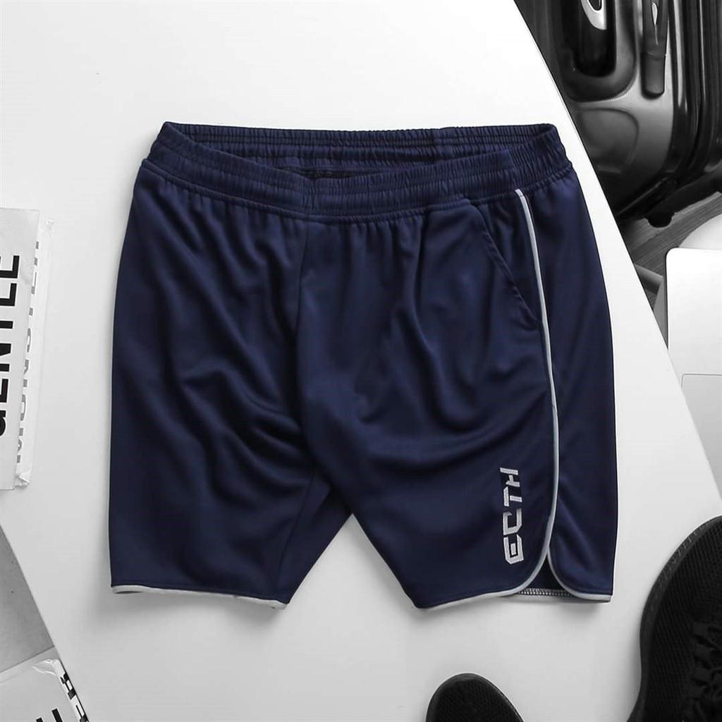 Quần đùi nam short nam Echt COMBO 5 trung niên mặc nhà cho nam tập gym chạy bộ vải thun mè cao cấp co giãn có 5 màu POLL