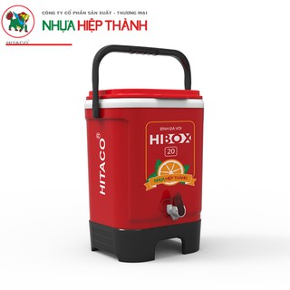 THÙNG ĐÁ HIBOX 20 LÍT CÓ VÒI HIỆP THÀNH CAO CẤP-Kích thước: 26*30*45cm