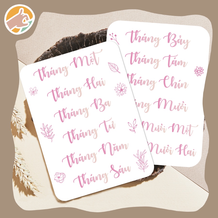 Nhãn dán sticker ngày tháng năm